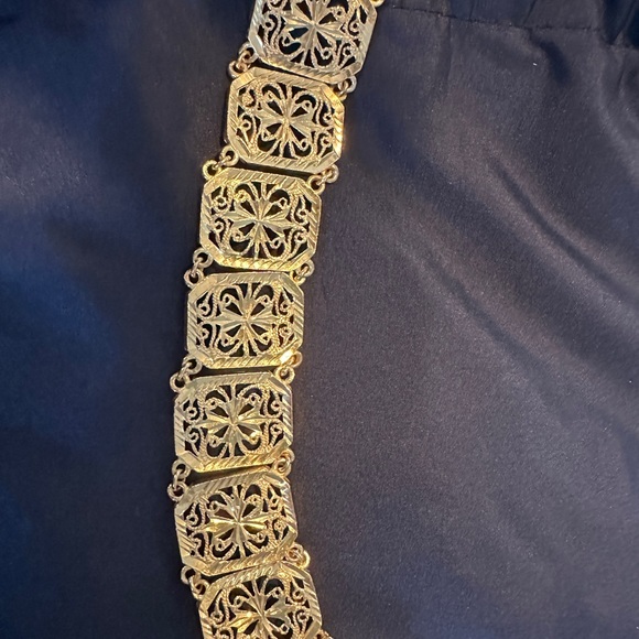 24k solid gold large bracelet - Picture 4 of 6